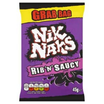 Picture of Nik Naks Rib N Saucy Grab Bag 45g x36